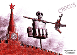 TERRORIST ATTACK AT CROCUS CITY HALL IN MOSCOW  by Vladimir Kazanevsky