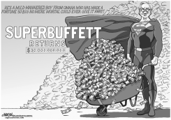 SUPERBUFFETT RETURNS-GRAYSCALE by R.J. Matson