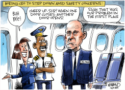 BOEING CEO TO STEP DOWN AMID SAFETY CONCERNS by Dave Whamond