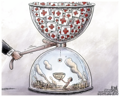 GAZA FAMINE by Adam Zyglis