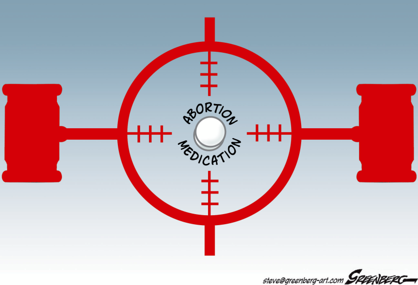 Abortion Medication Crosshairs