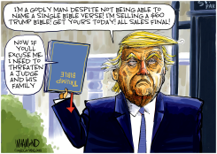 TRUMP BIBLE GRIFT by Dave Whamond