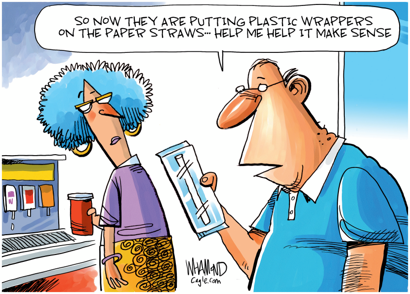 Plastic vs paper straws