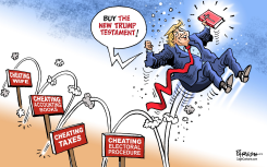 TRUMP SELLS BIBLE by Paresh Nath