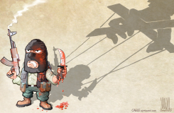 BLACK HAND BEHIND TERRORISM by Luojie