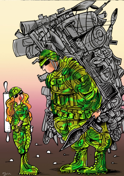 SOLDIERS WEIGHT by Oguz Gurel