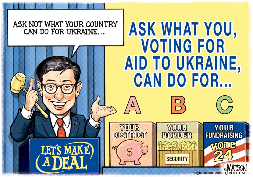 Speaker Johnson Proposes Ukraine Aid Deals