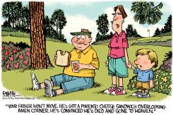 MASTERS WEEK IN AUGUSTA  by Rick McKee