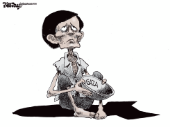 GAZA STARVATION AND BOMBS by Bill Day