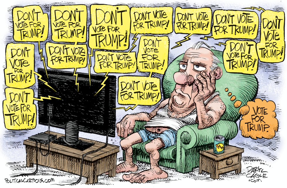 Media Floods Airwaves With Anti-Trump Warnings as Voter Stays Firm
