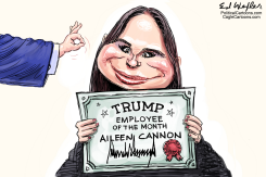 JUDGE CANNONTRUMP EMPLOYEE OF THE MONTH by Ed Wexler