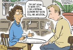 BOOMING ECONOMY OR INFLATION? by Jeff Koterba