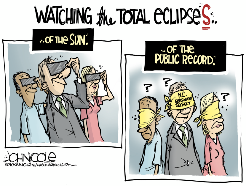 NORTH CAROLINA Total eclipses