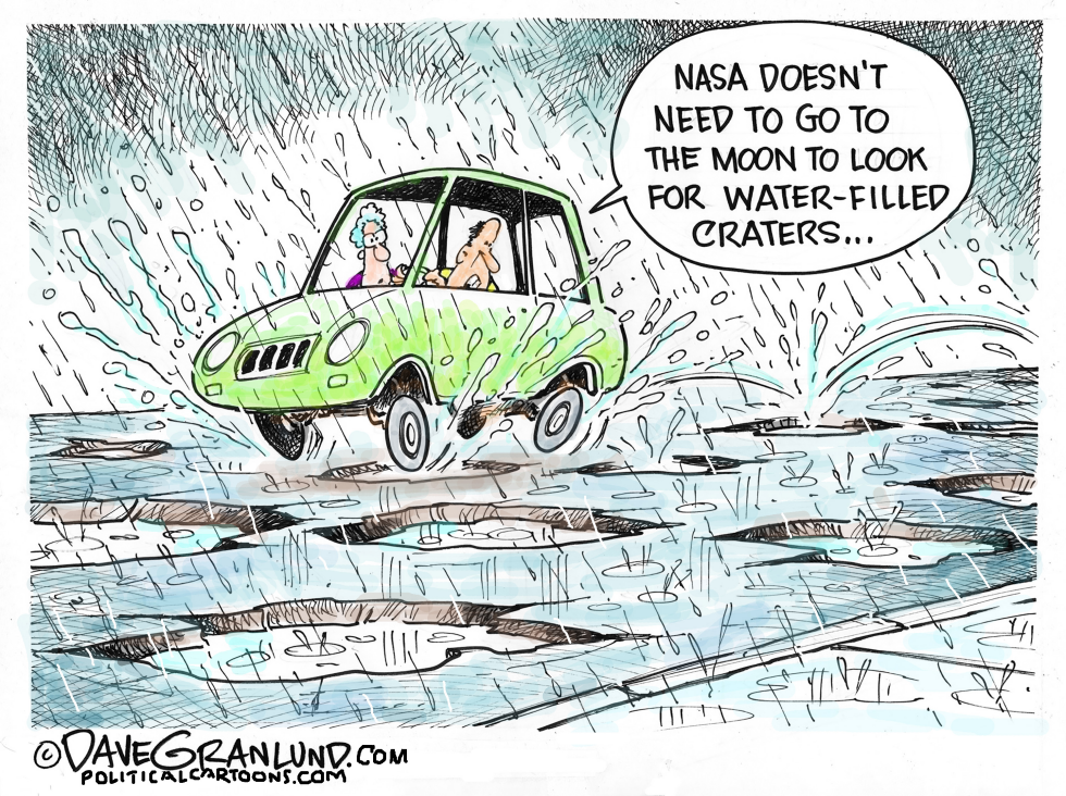 Road craters