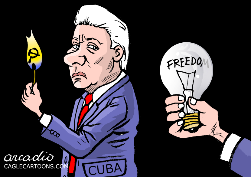 The darkness of Cuba.