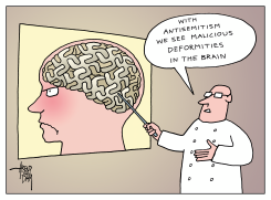 ANTISEMITISM BRAINS by Arend van Dam