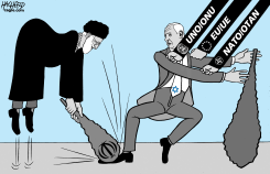 IRAN ATTACKS ISRAEL by Rainer Hachfeld