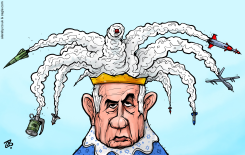 NETANYAHU WARS by Emad Hajjaj