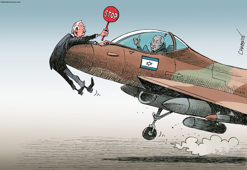 When Biden wants to slow Netanyahu down
