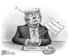 DROWSY DON by Adam Zyglis