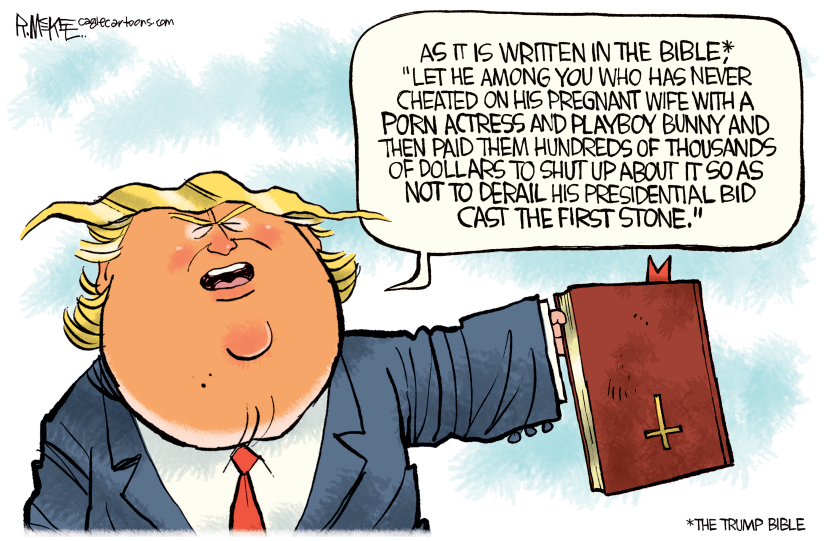 Trump Cast the First Stone