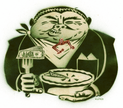TAXES AND THE INCOME GAP by Peter Kuper