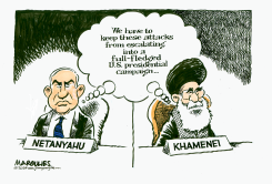 ISRAEL AND IRAN by Jimmy Margulies