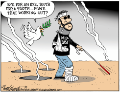CORRECTED EYE FOR EYE by Bob Englehart