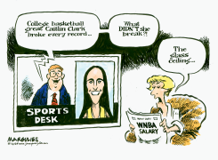 CAITLIN CLARK WNBA SALARY by Jimmy Margulies