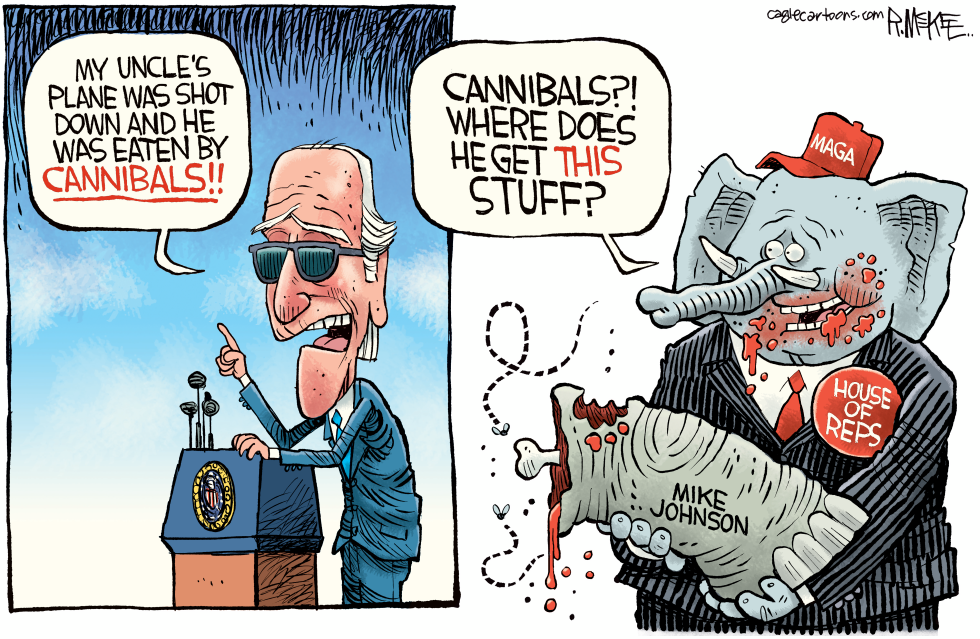 GOP CANNIBALS by Rick McKee