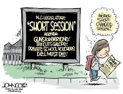 NORTH CAROLINA LEGISLATIVE SHORT-CHANGE SESSION by John Cole