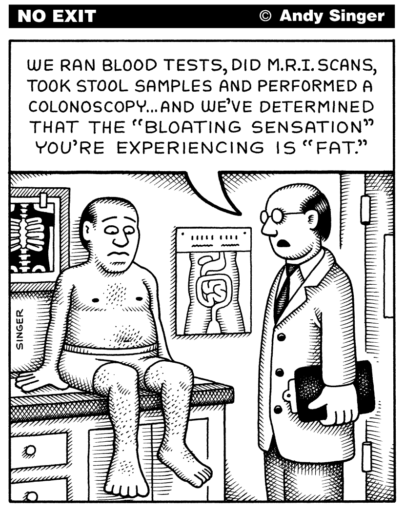 Healthcare tests show Bloating Sensation is Fat