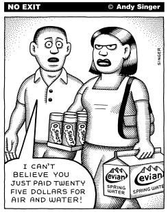 PAYING FOR AIR AND WATER by Andy Singer