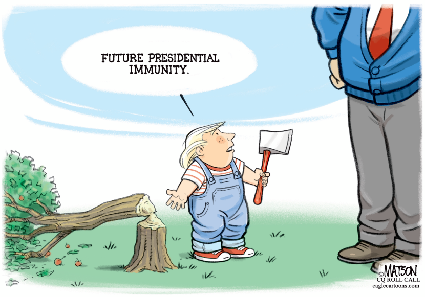 Donald Trump and the Cherry Tree