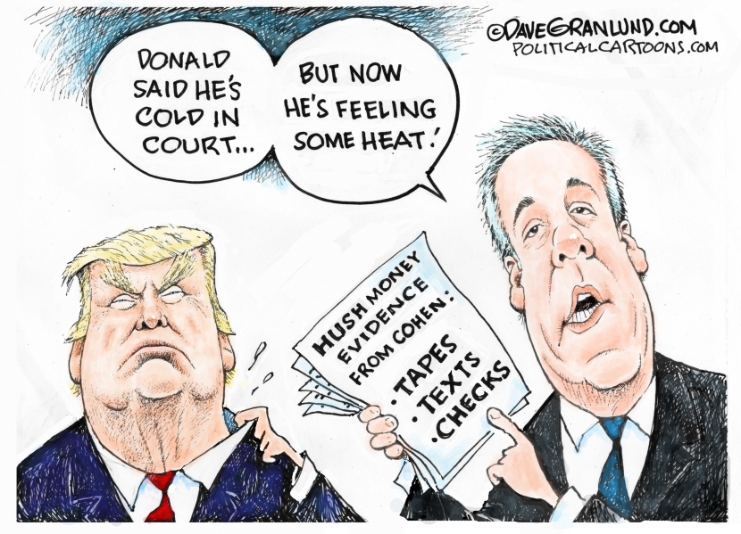 Trump trial cold and heat