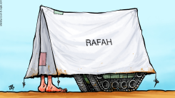 INVASION OF RAFAH  by Emad Hajjaj