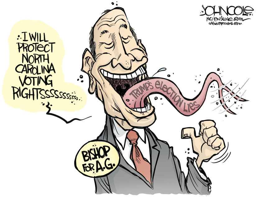 NORTH CAROLINA Bishop and Trump’s Big Lie