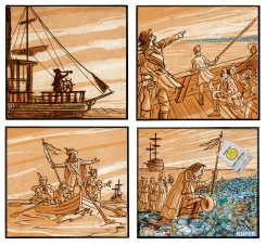 THE NEW WORLD... OF PLASTIC by Peter Kuper