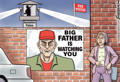 BIG FATHER IS WATCHING by Steve Greenberg