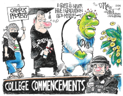 GRADUATIONS OVERSHADOWED by John Darkow
