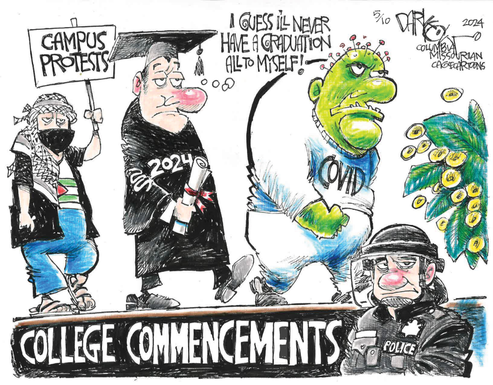 Campus Protests and COVID Overshadow 2024 College Commencements