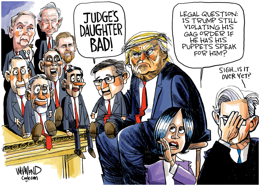 Puppets for Trump