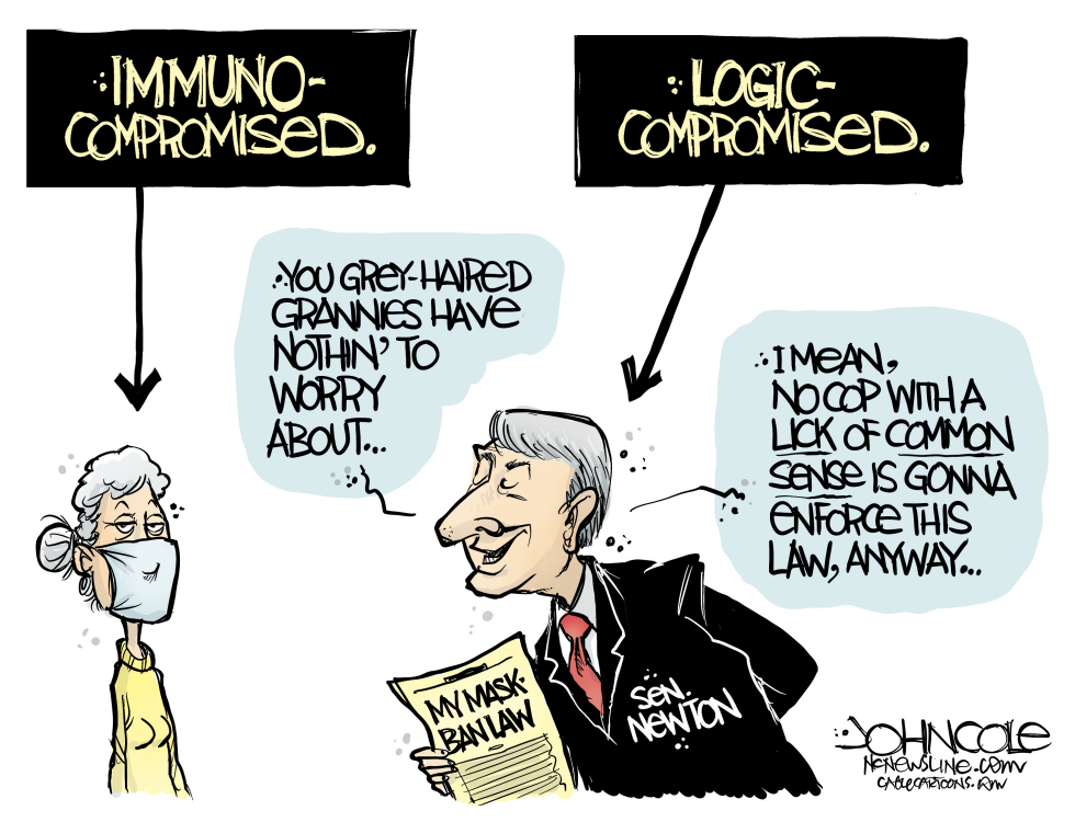 NORTH CAROLINA Masking ban logic