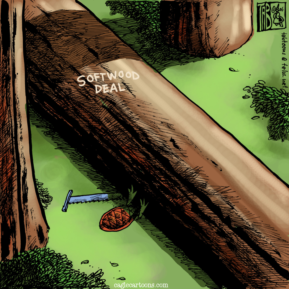 CANADA If a tree falls in the forest COLOUR