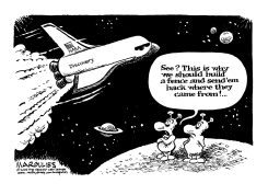 SEE THATS WHY WE SHOULD BUILD A FENCE by Jimmy Margulies
