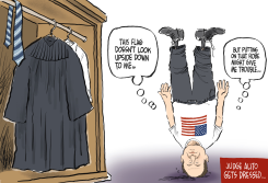 ALITO UPSIDE DOWN by Jeff Koterba