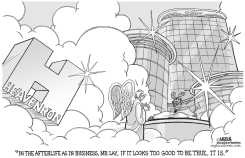 KEN LAY IN HEAVENRON–GRAYSCALE by R.J. Matson