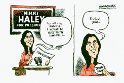 NIKKI HALEY WILL VOTE TRUMP by Jimmy Margulies