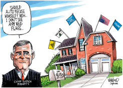 ALITO RED FLAGS by Dave Whamond