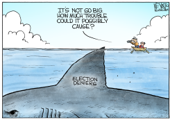 WE'RE GOING TO NEED A BIGGER BOAT by Christopher Weyant